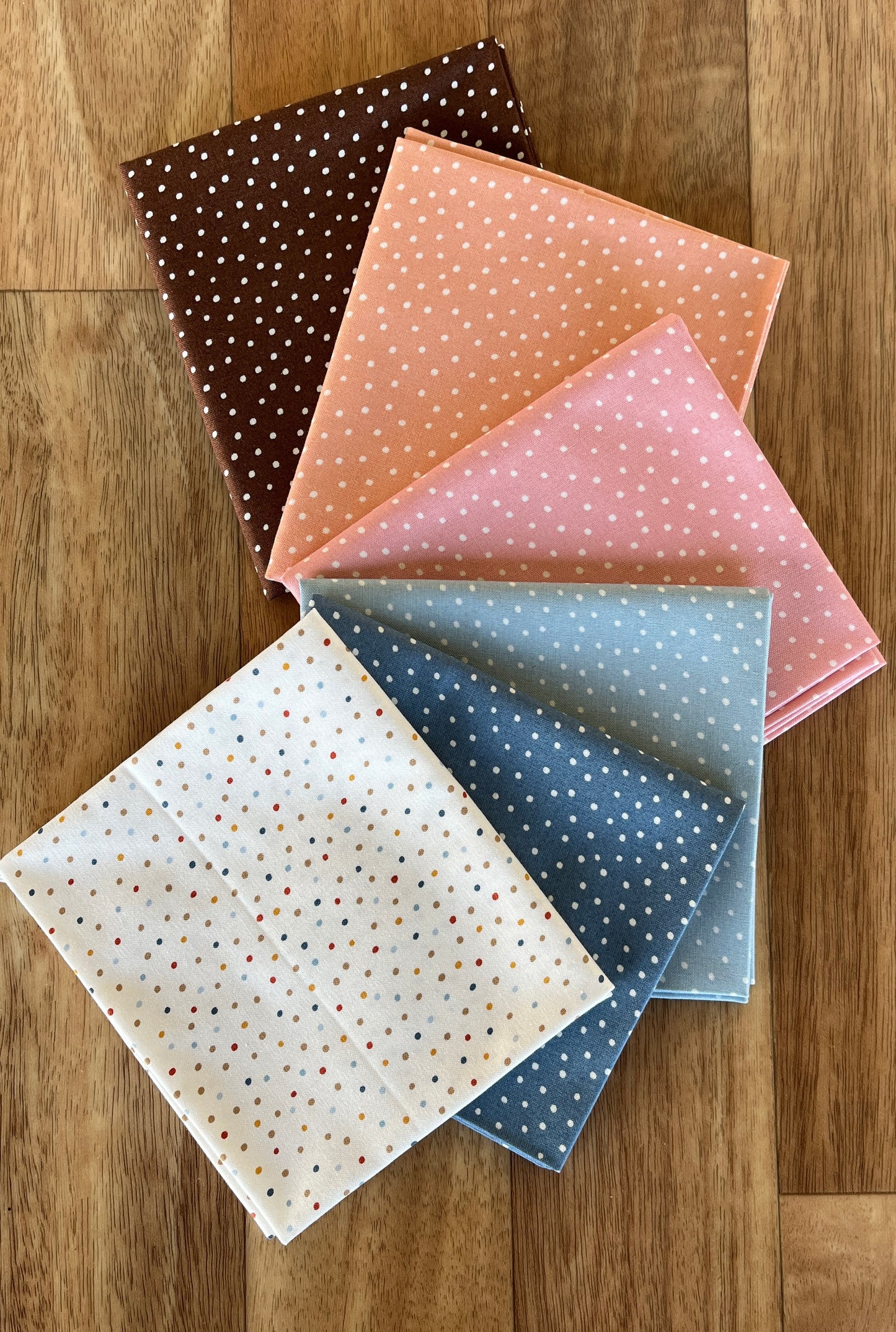 Blossoms and Blooms Dots Fat Quarter Bundle by Elena Amo for Moda Fabrics
