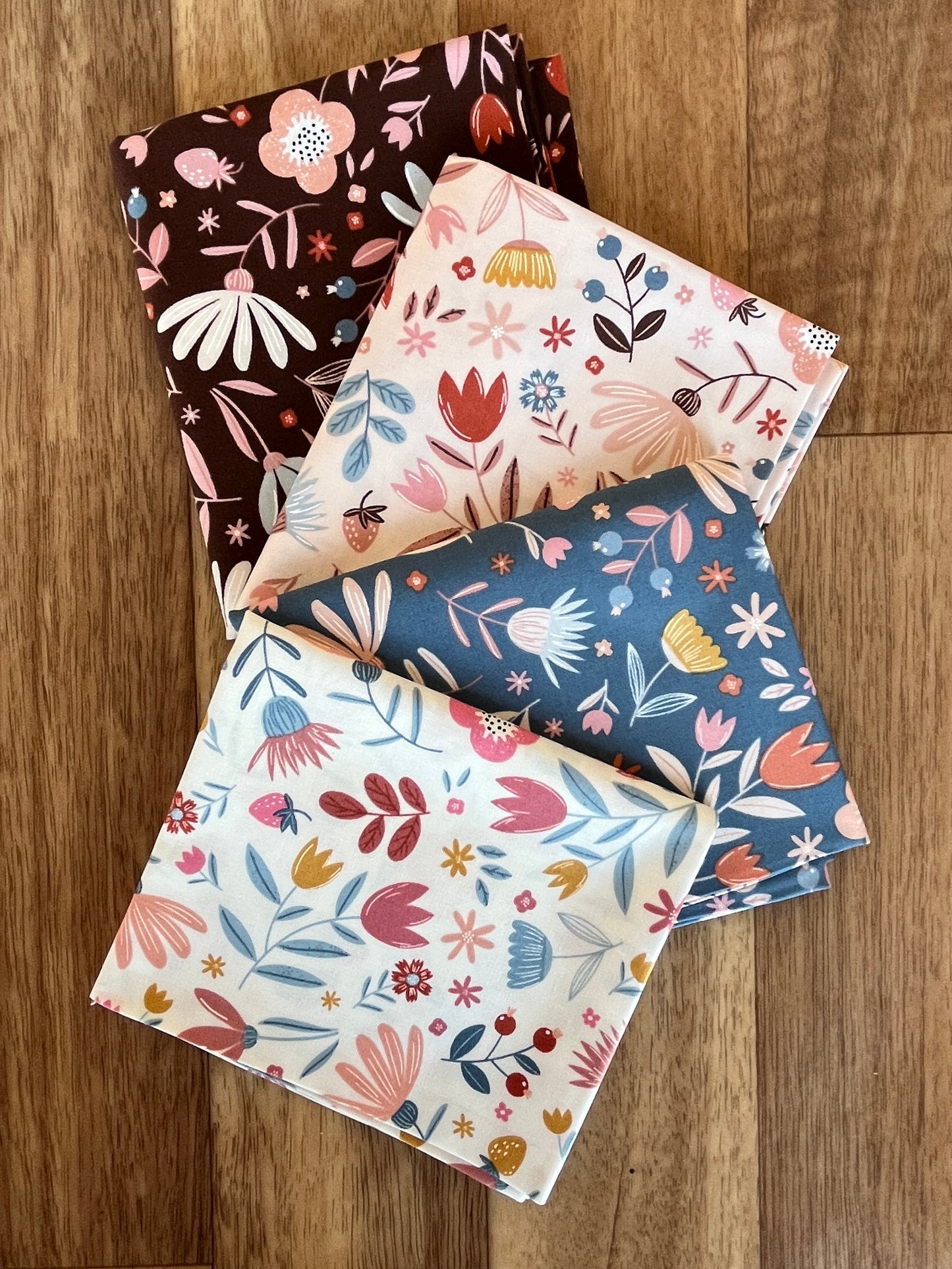 Blossoms and Blooms Large Florals Fat Quarter Bundle by Elena Amo for Moda Fabrics