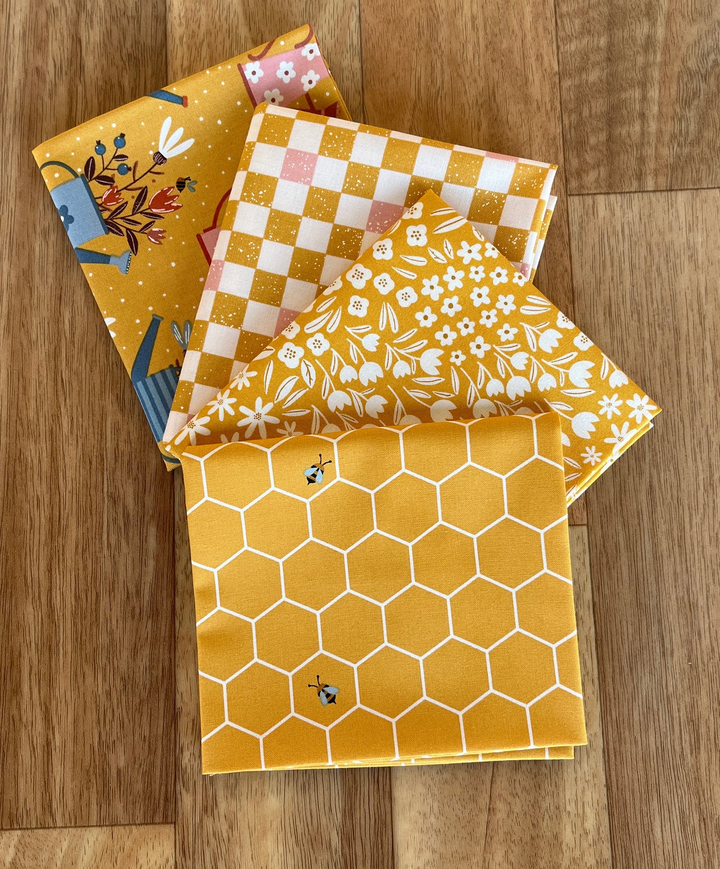 Blossoms and Blooms Yellows Fat Quarter Bundle by Elena Amo for Moda Fabrics