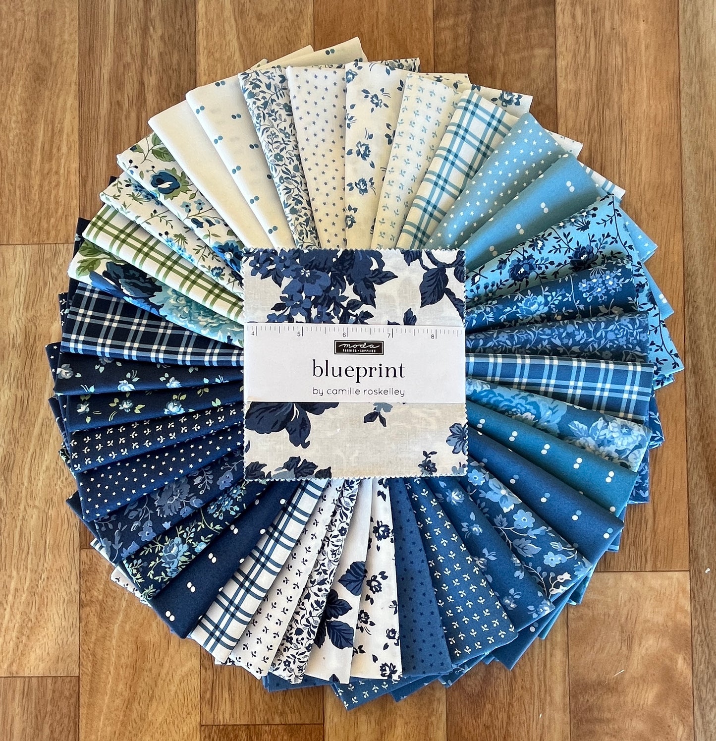 Blueprint Fat Eighth Bundle by Camille Roskelley for Moda Fabrics