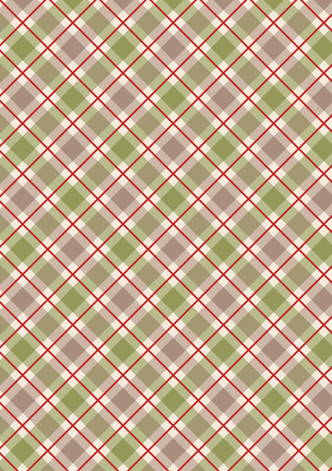 Celtic Christmas Highland Check C132B by Lewis and Irene (sold in 25cm increments)