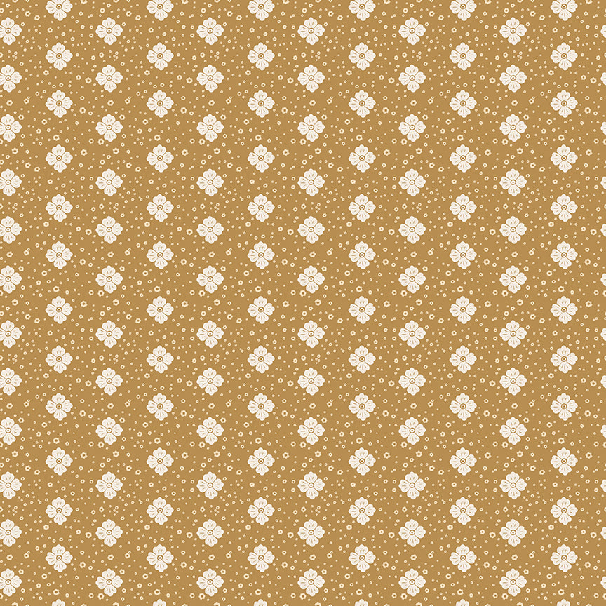 The Old Garden Alexandre 14234 Gold by Danelys Sidron for Riley Blake Designs (sold in 25cm increments)