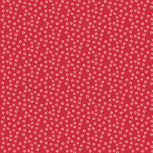 Mercantile Tenderhearted Riley Red C14398 by Lori Holt for Riley Blake (sold in 25cm increments)