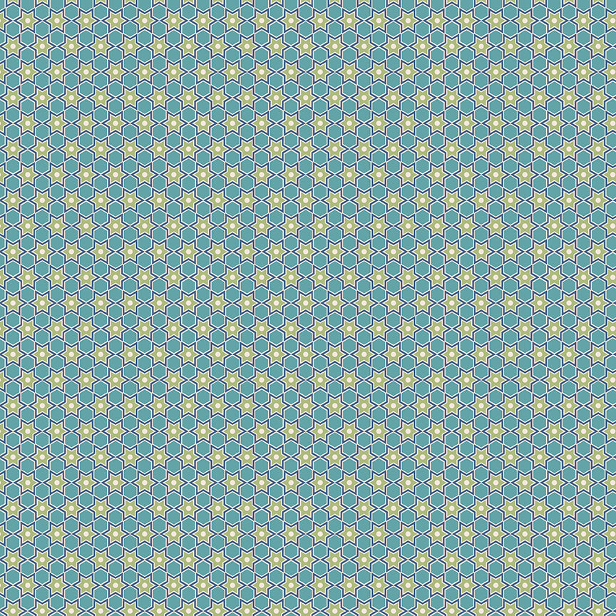 Home Town Holiday Stars Raindrop C14914 by Lori Holt for Riley Blake Fabrics (sold in 25cm increments)