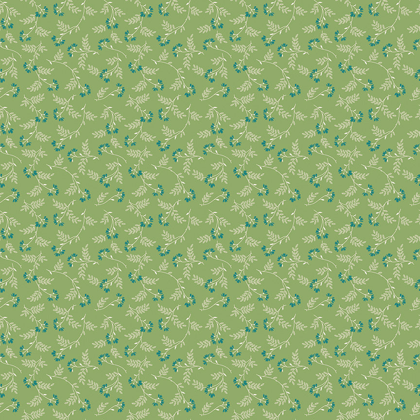 Piece & Plenty Vine C15887-Basil by Lori Holt for Riley Blake Designs (sold in 25cm increments)