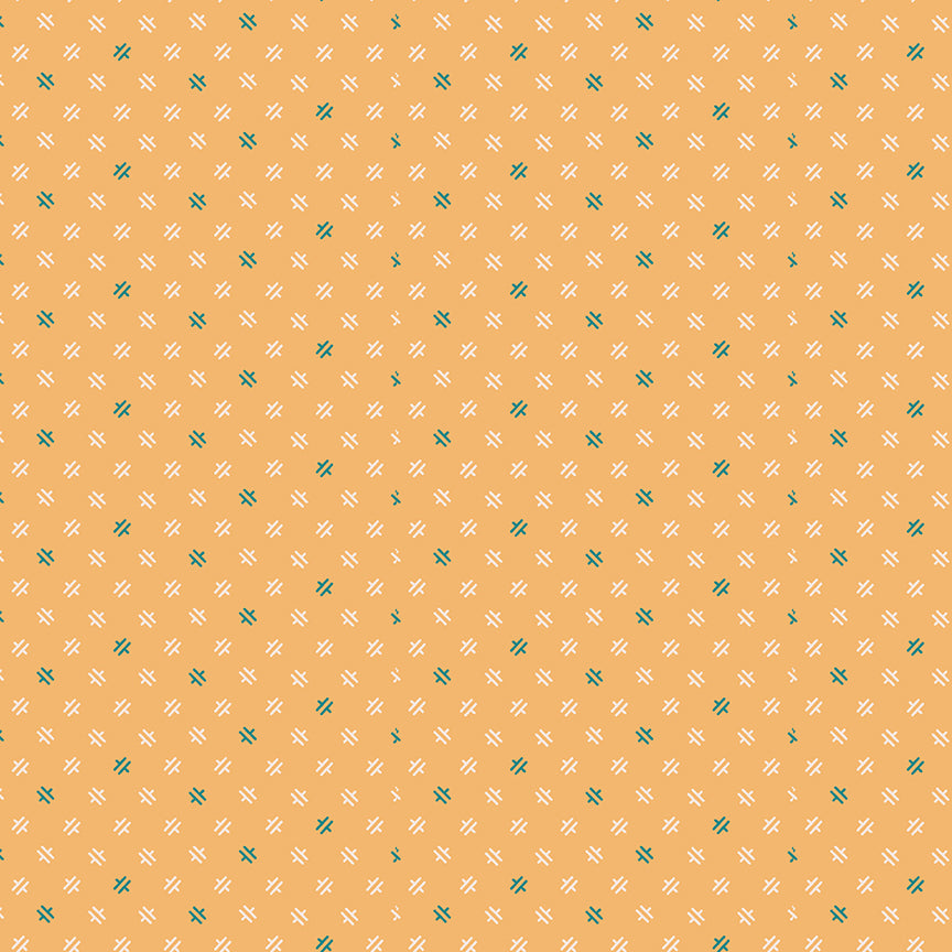 Piece & Plenty Weave C15889-Marigold by Lori Holt for Riley Blake Designs (sold in 25cm increments)