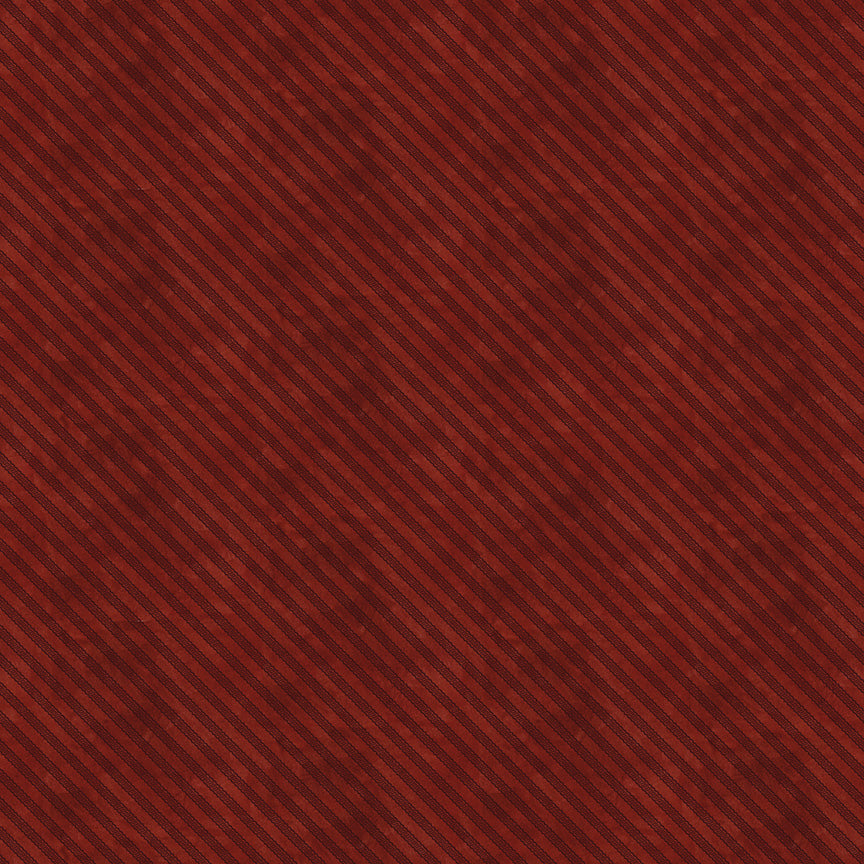 Naughty and Nice Ticking Red C16265 by Teresa Kogut for Riley Blake fabrics (sold in 25cm increments)