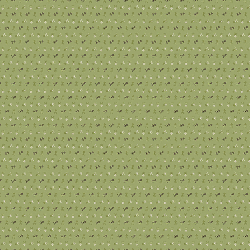 Gentler Times Dapper Lettuce C16472 by Lori Holt of Bee in my Bonnet for Riley Blake Designs (sold in 25cm increments)