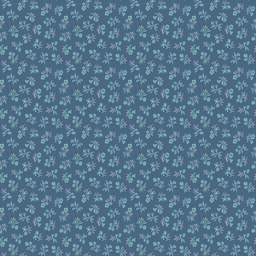 Farmers Daughter C17170-Denim Vintage by Lori Holt for Riley Blake (sold in 25cm increments)