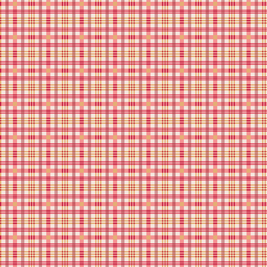 Farmers Daughter C17175-Tearose Plaid by Lori Holt for Riley Blake (sold in 25cm increments)