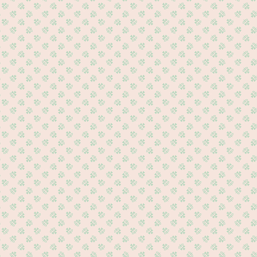 Farmers Daughter C17183-Sage Clover Background by Lori Holt for Riley Blake (sold in 25cm increments)