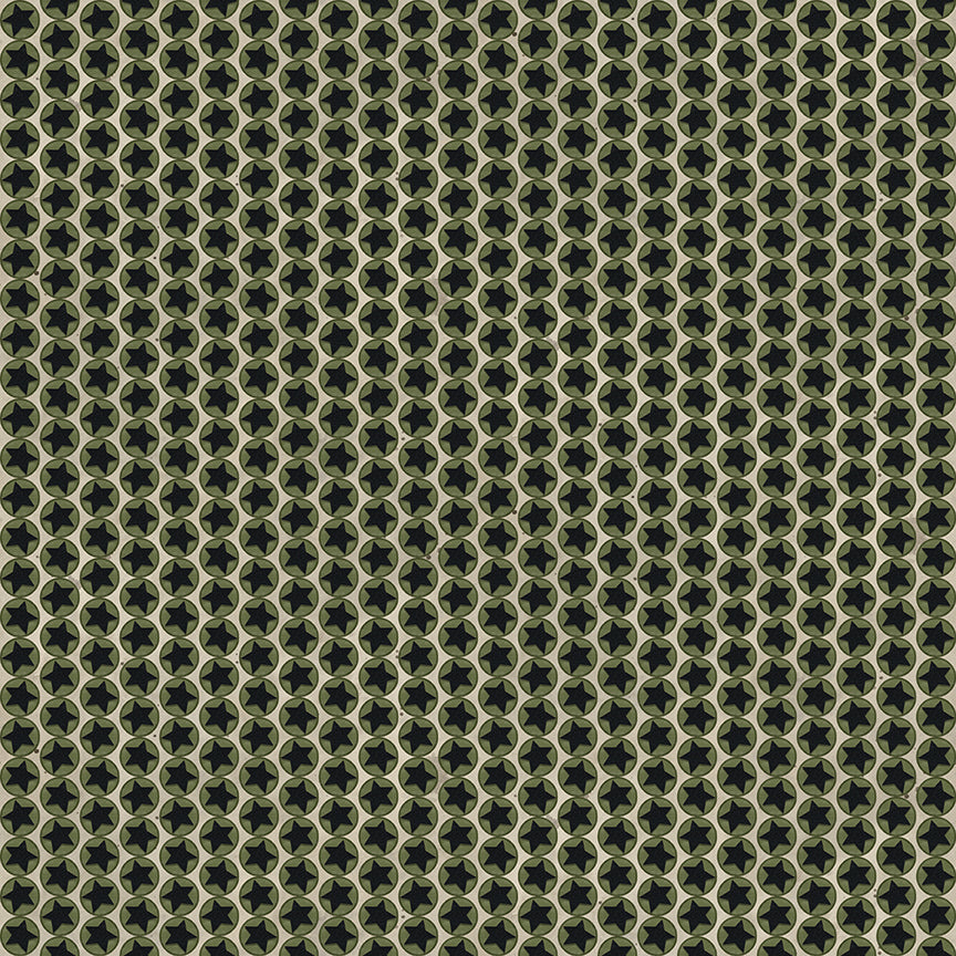 Northern Christmas Stars Neutral C17834 by Teresa Kogut for Riley Blake Fabrics (sold in 25cm increments)