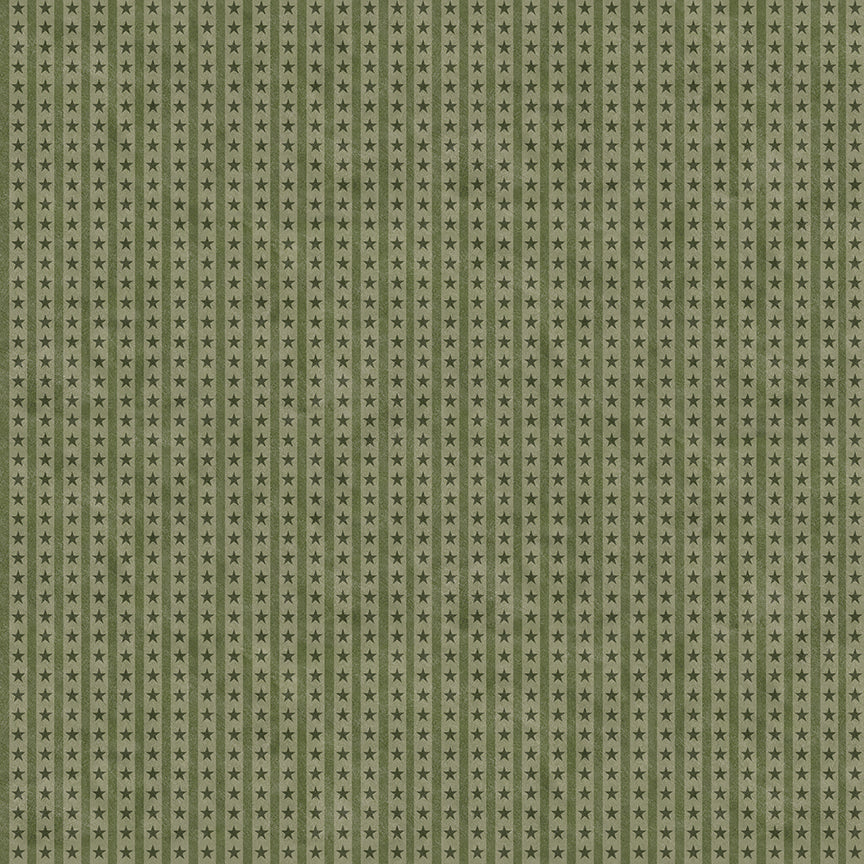 Northern Christmas Star Stripes Green C17836 by Teresa Kogut for Riley Blake Fabrics (sold in 25cm increments)