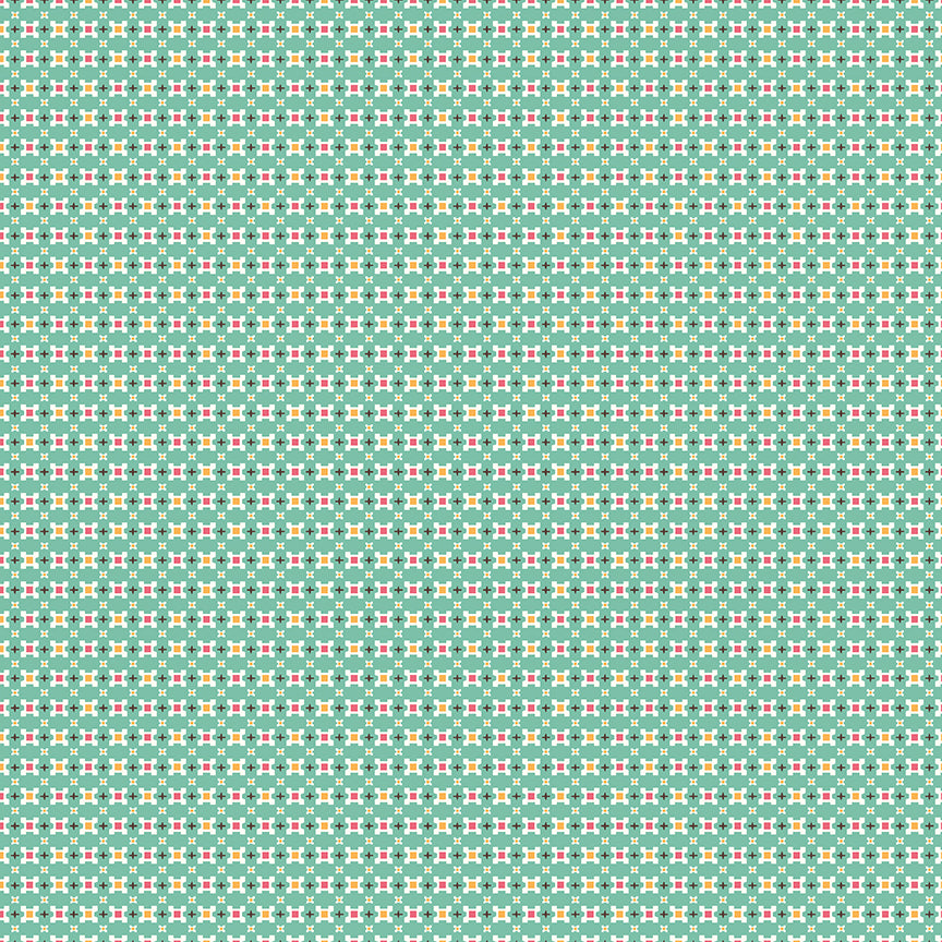 Prim Calico C9692-Seaglass by Lori Holt for Riley Blake Fabrics (sold in 25cm increments)