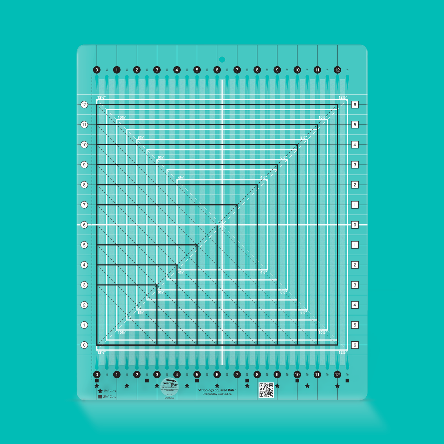 Stripology Squared Ruler Creative Grids