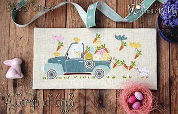 A Cargo of Eggs Cross Stitch Pattern by Madame Chantilly