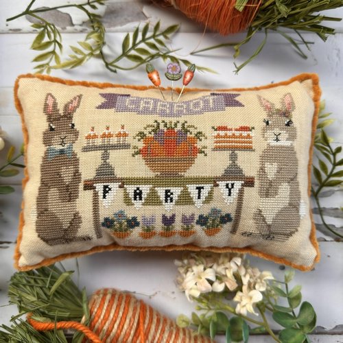 Carrot Party Cross Stitch Pattern by Puntini Puntini