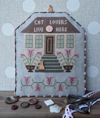 Cat Lovers Cross Stitch Pattern by Puntini Puntini