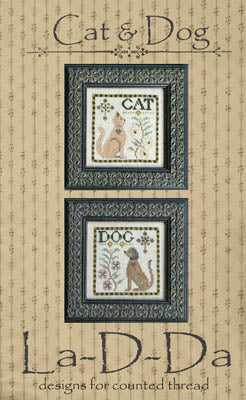 Cat and Dog Cross Stitch Pattern by La-D-Da