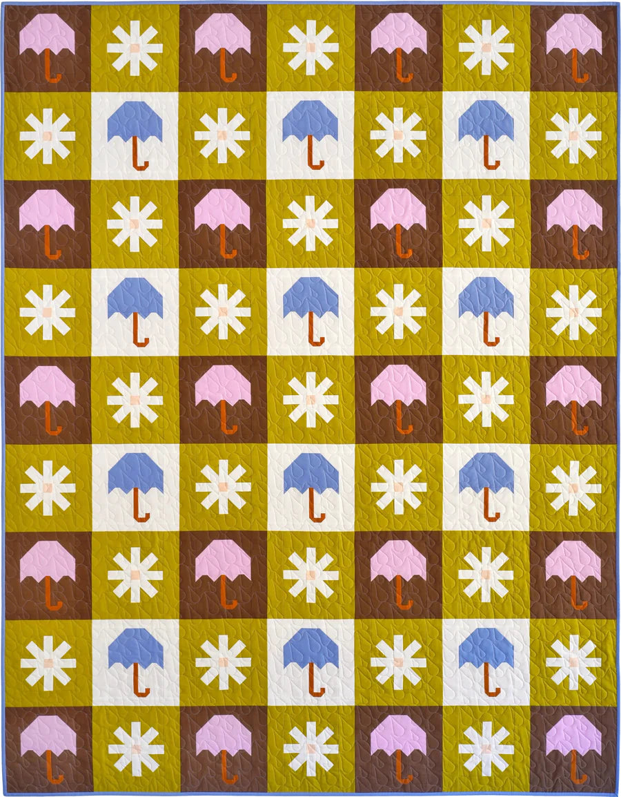 Chance of Rain Quilt Pattern Pen and Paper
