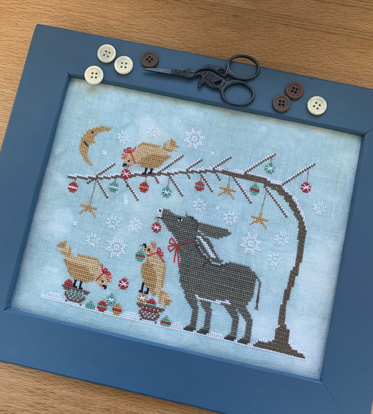 Chicken and Waffles Cross Stitch Pattern by Stitches by Ethel