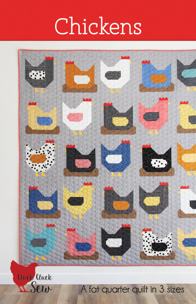 Chickens Quilt Pattern by Cluck Cluck Sew