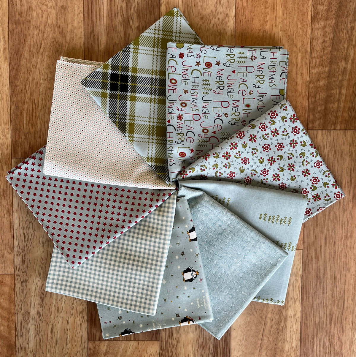 Chilly Blues Fat Quarter Bundle by Sweetwater for Moda Fabrics