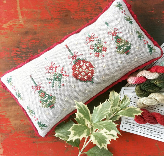 Christmas Baubles Cross Stitch Pattern by Mojo Stitches