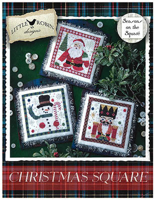 Christmas Square Cross Stitch Pattern by Little Robin Designs