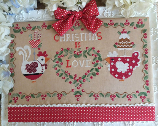 Christmas is Love Cross Stitch Pattern by Cuore E Batticuore