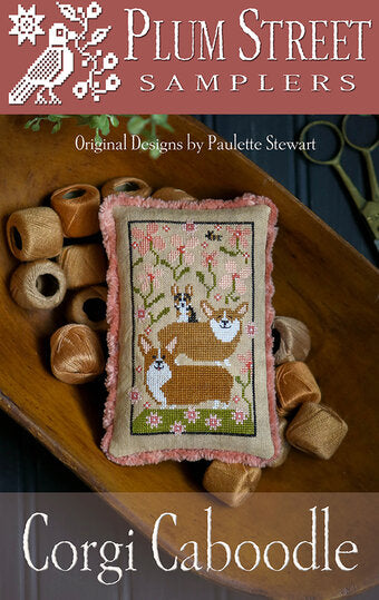 Corgi Caboodle Cross Stitch Pattern Plum Street Samplers