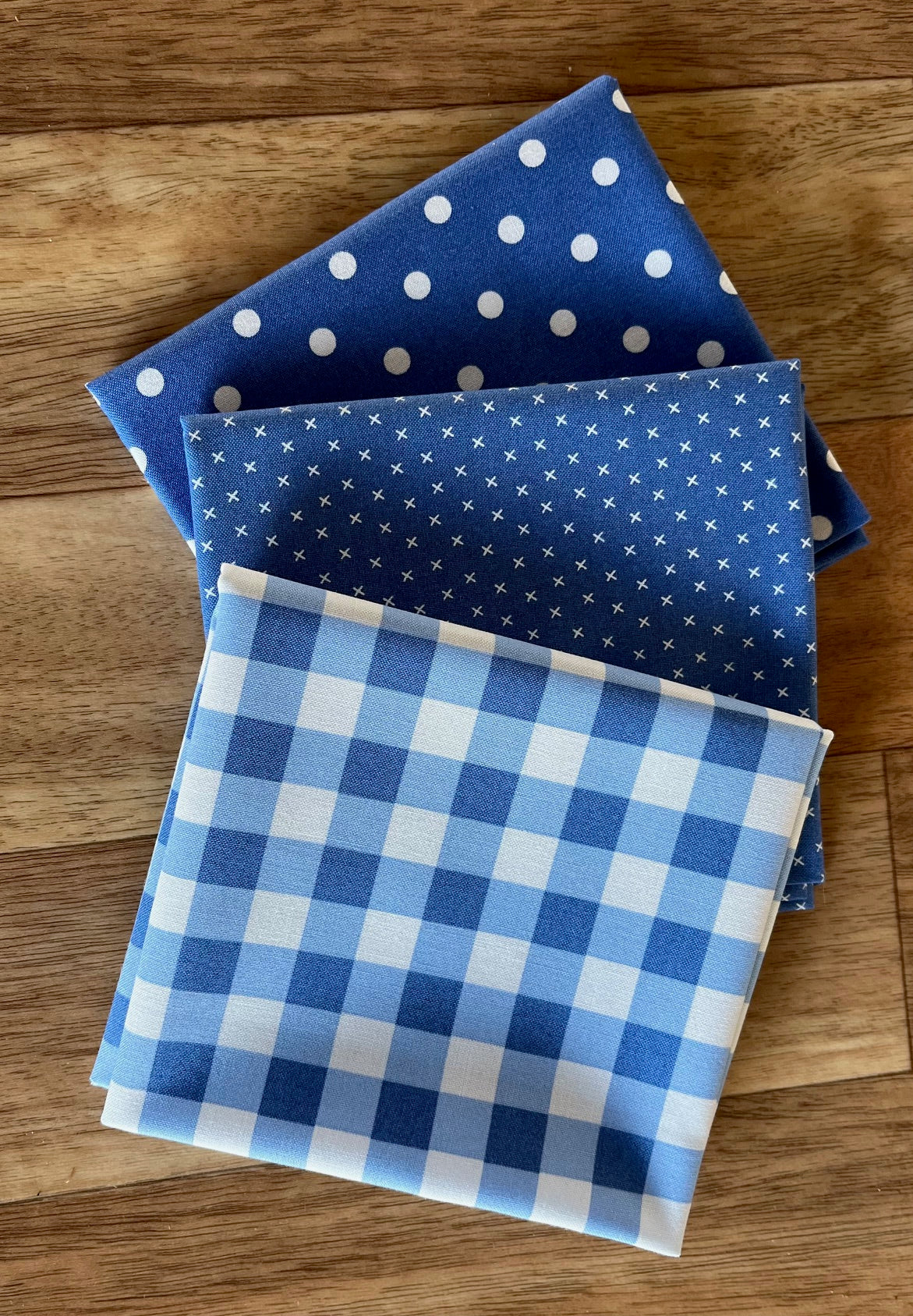 Coriander Colors Blue Fat Quarter Bundle by Coriander Quilts for Moda