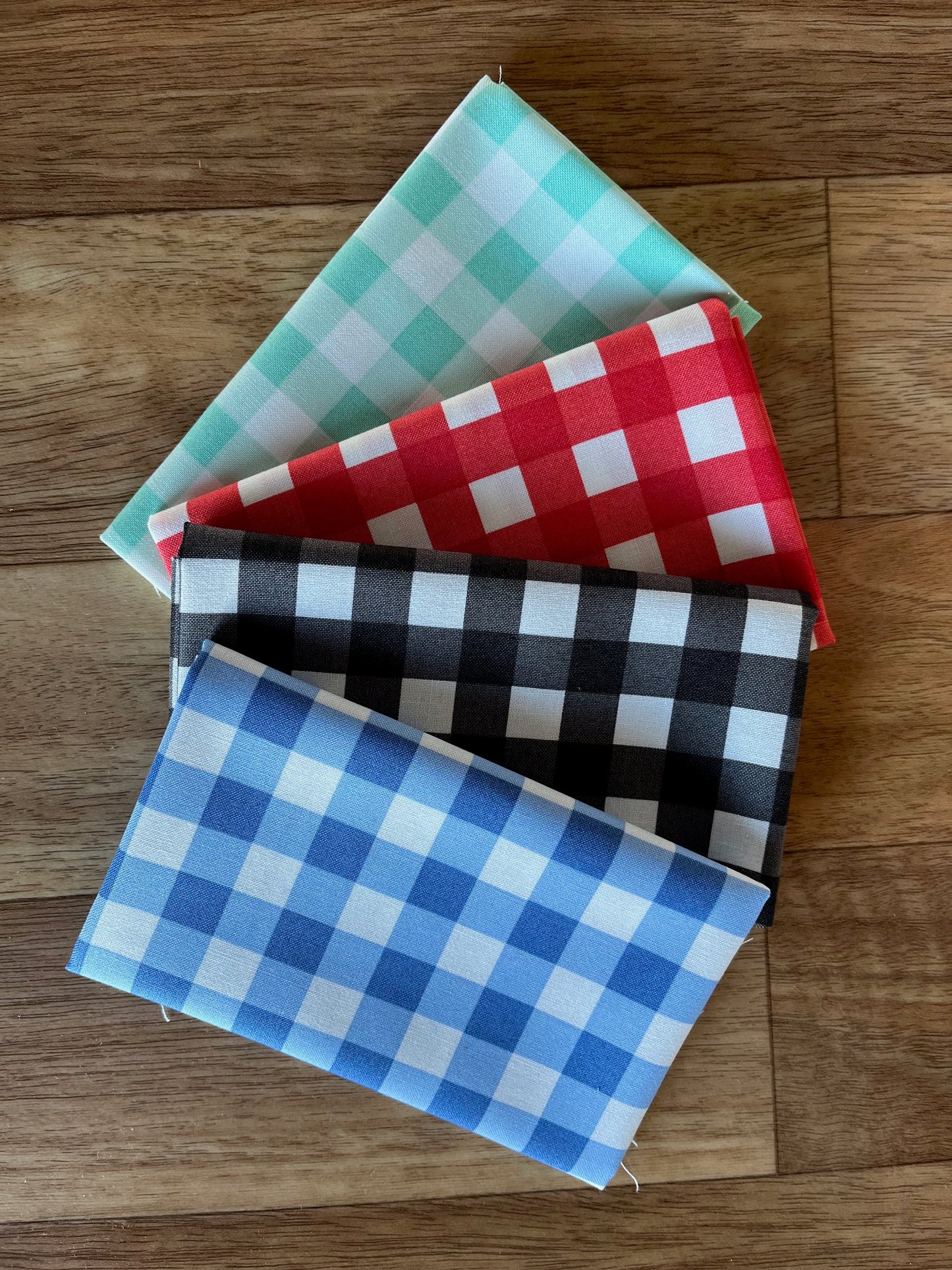 Coriander Colors Checks Fat Eighth Bundle by Coriander Quilts for Moda fabrics