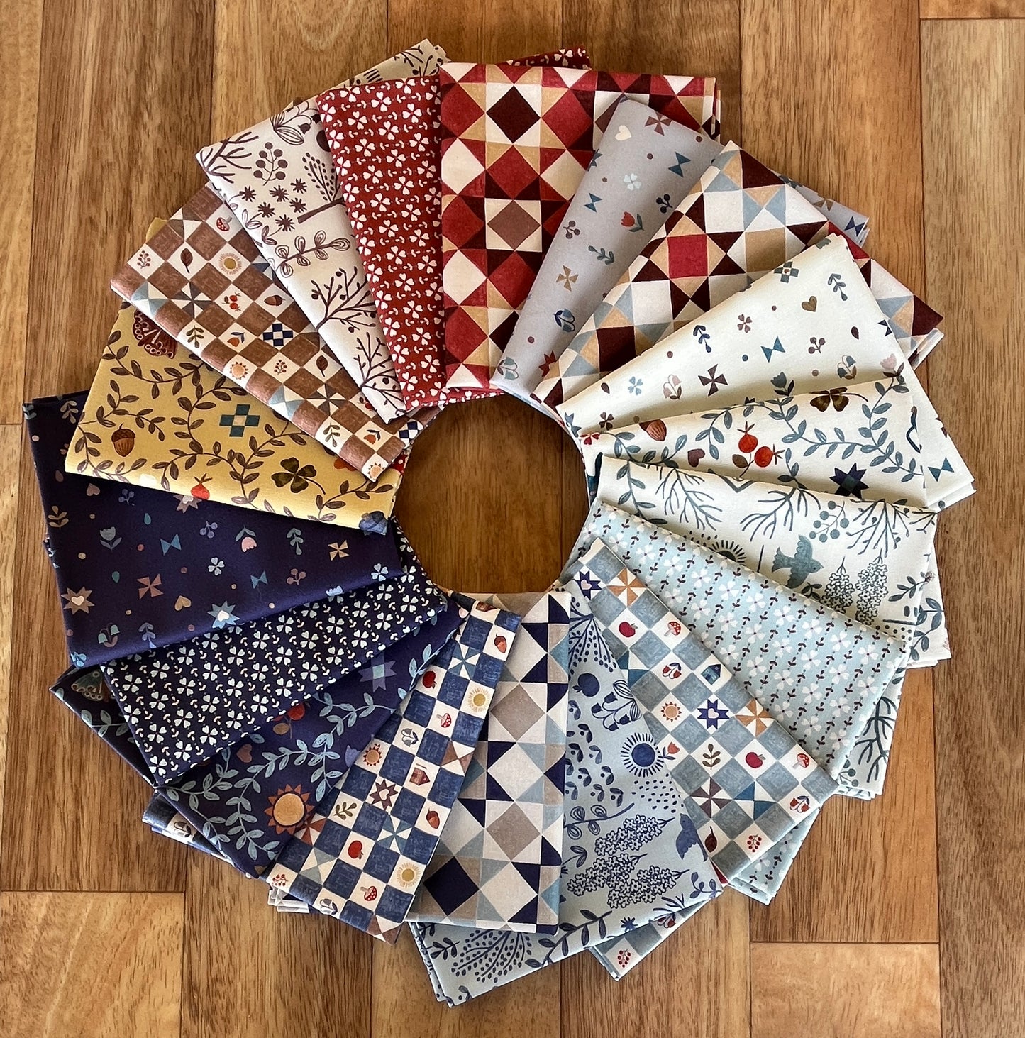 Cosy Home Fat Eighth Bundle by Lewis and Irene