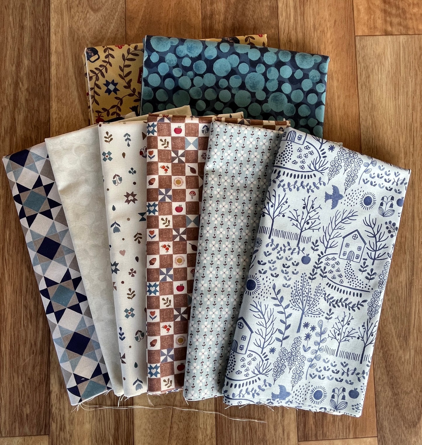 Cosy Home by Lewis and Irene Table Topper 2 Quilt Fabric Kit