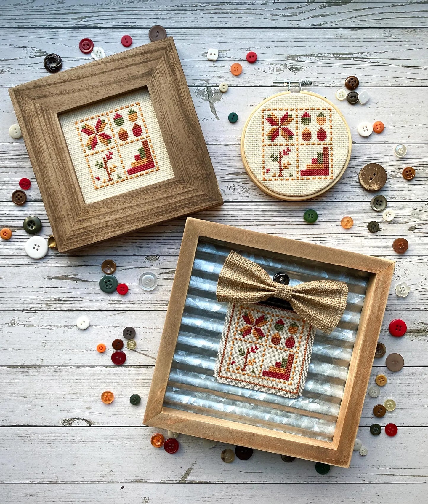 Cozy Cabin Mini Cross Stitch Pattern by Count Your Stitches Designs