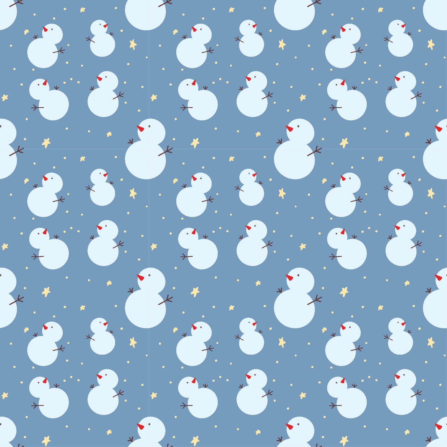 Dear Santa Snowmen DV6274 by Devonstone (sold in 25cm increments)