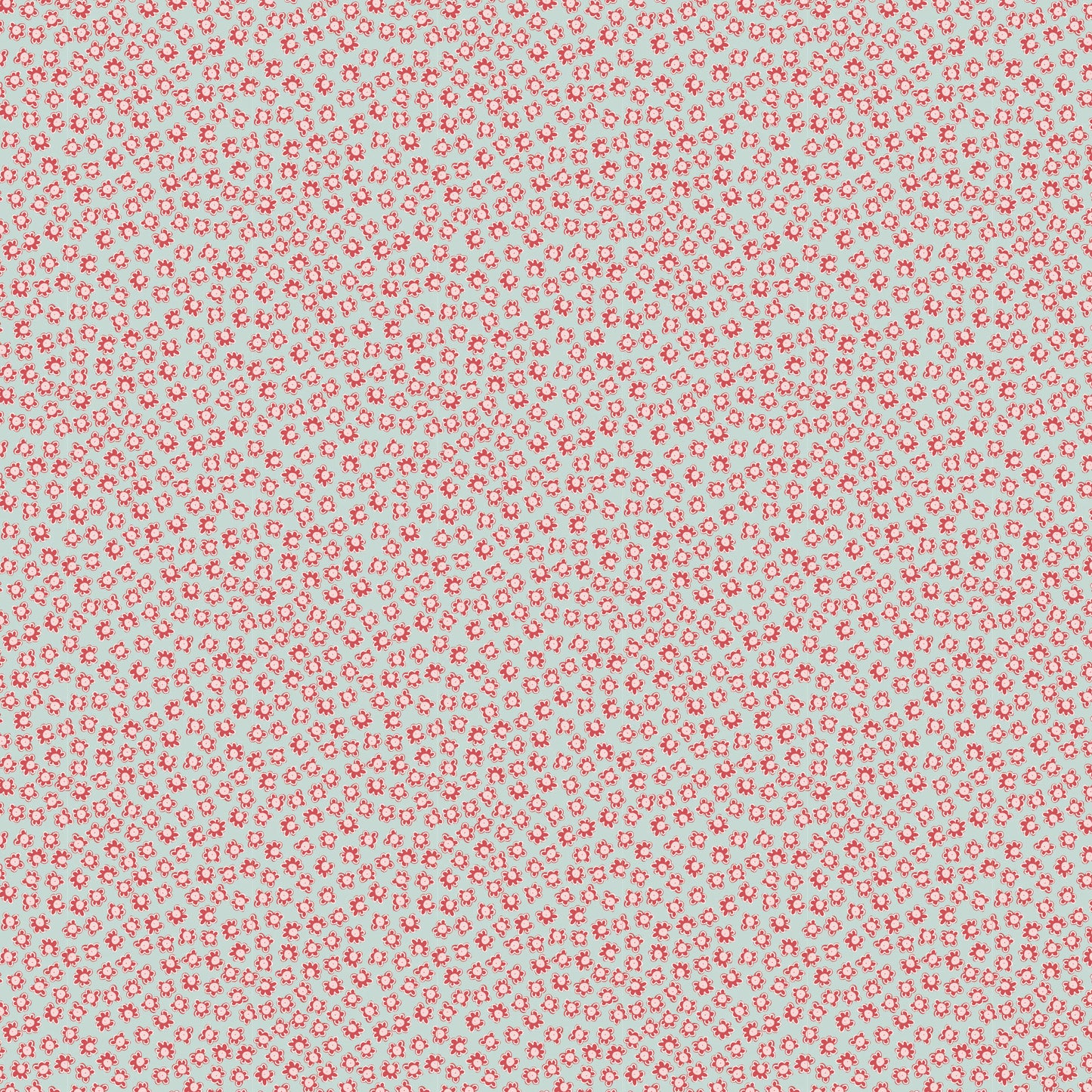 Out & About Scattered Small Floral Pink DV7769 by Natalie Bird for Devonstone Fabrics (sold in 25cm increments)