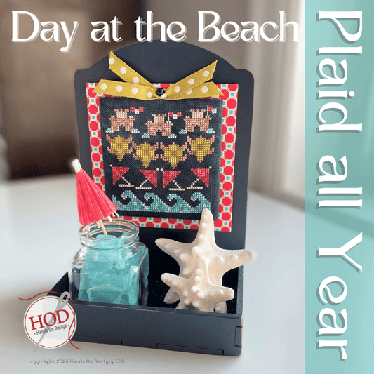 Day at the Beach Cross Stitch Pattern by Hands on Design