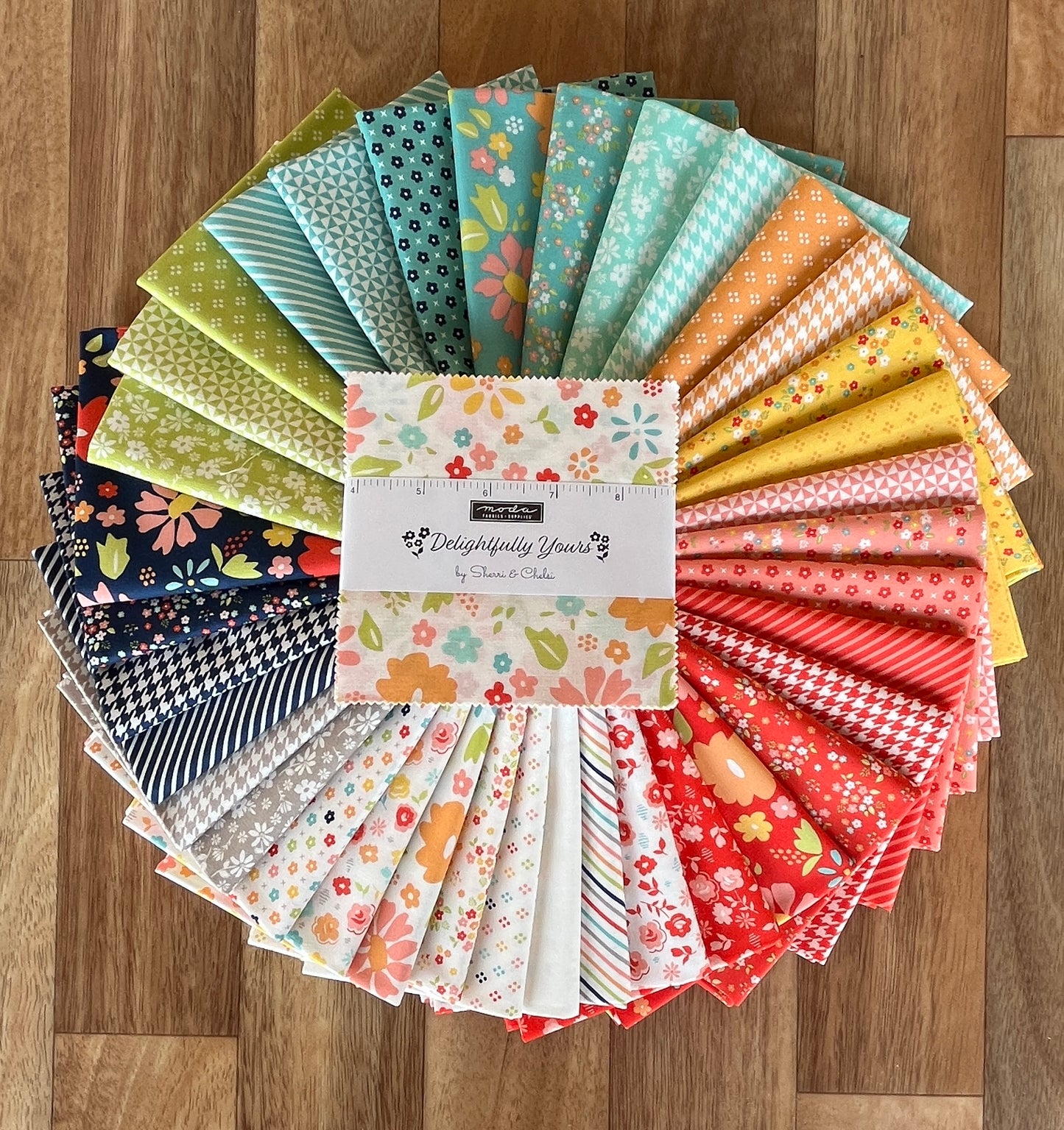 Delightfully Yours Fat Eighth Bundle by Sherri and Chelsi for Moda Fabrics