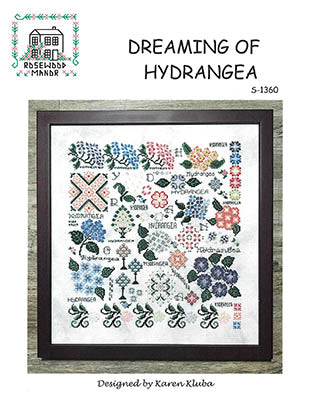Dreaming of Hydrangea Cross Stitch Pattern by Rosewood Manor