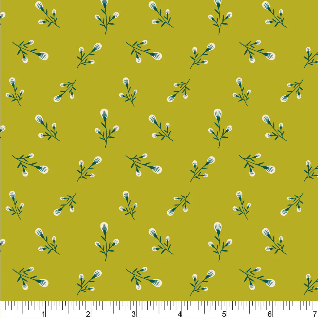 Everbloom Dusty Blooms Rebecca Jane Woolbright of Phoebe fabrics (sold in 25cm increments)