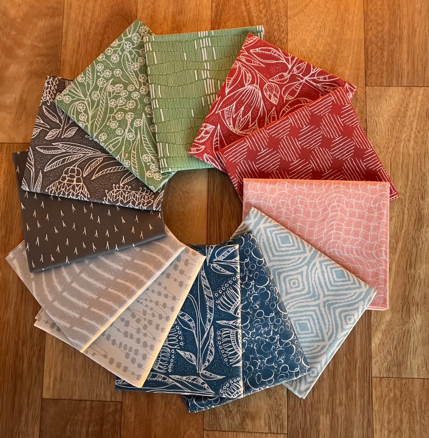 Earth Collection Fat Quarter Bundle by Monika Boldogh for Devonstone Fabrics