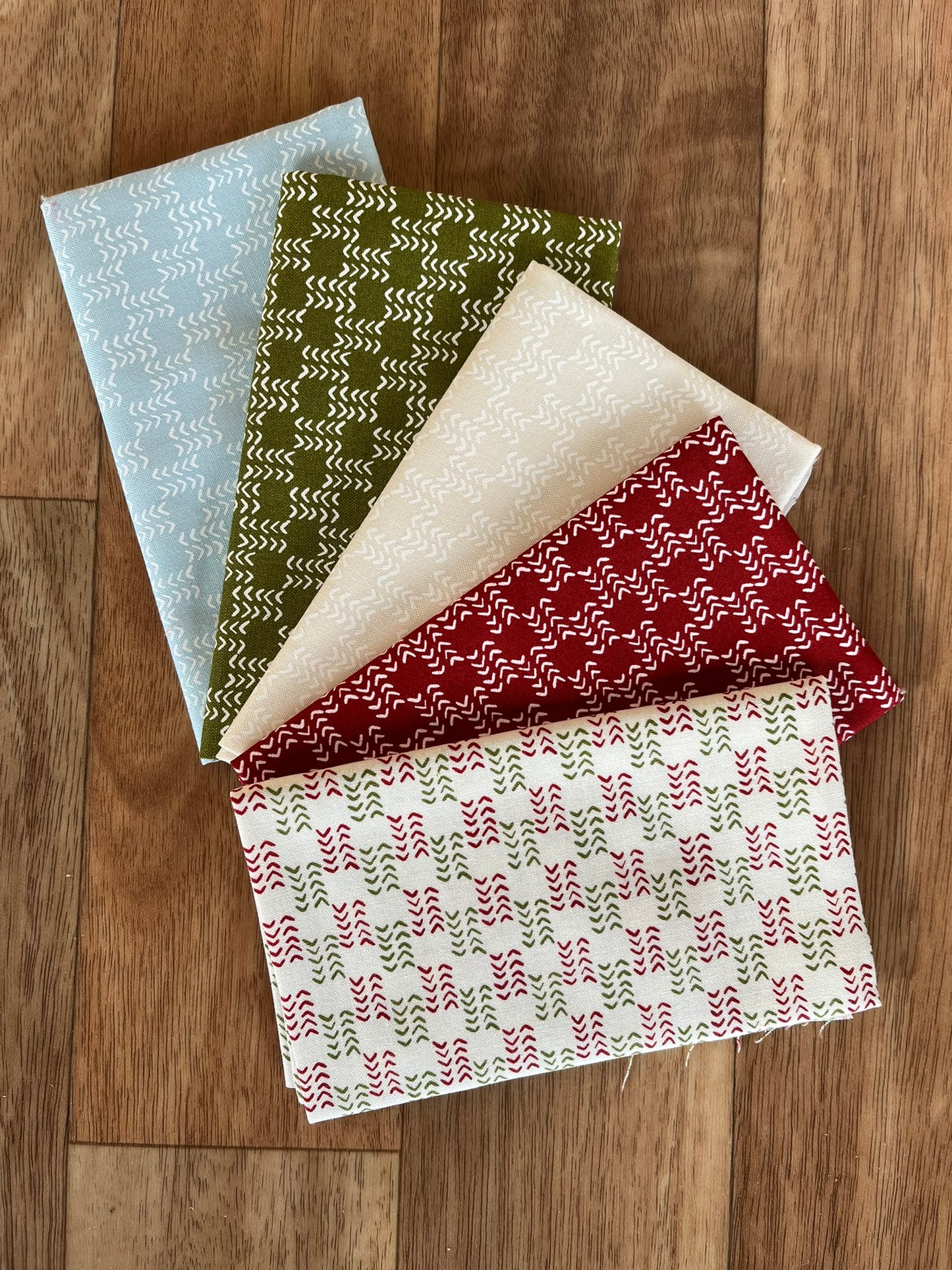 Emmitt and Ivy Herringbone Fat Eighth Bundle by Sweetwater for Moda Fabrics