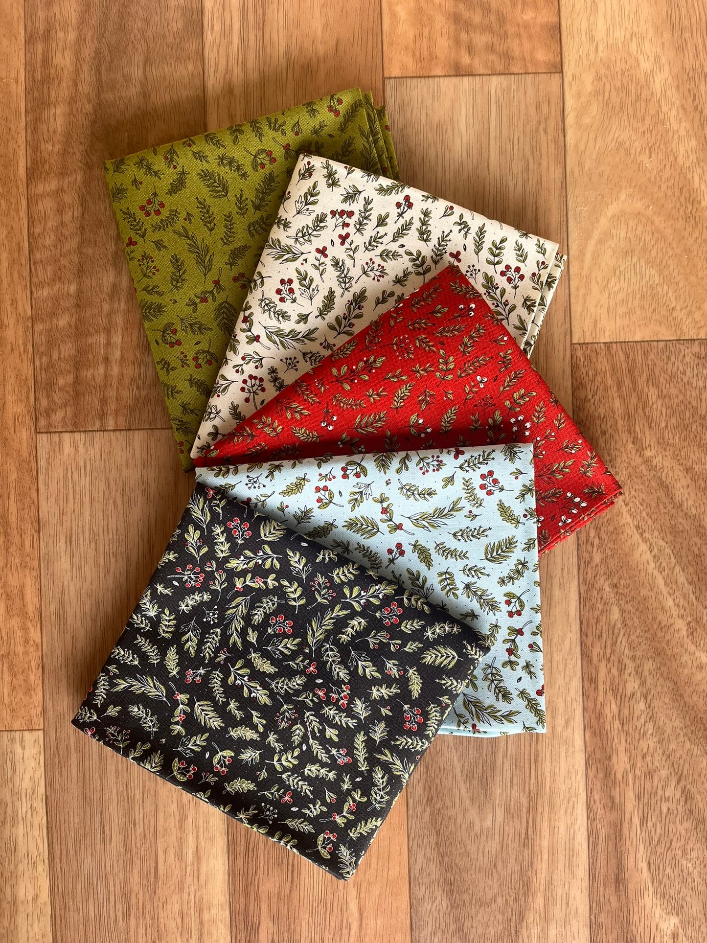 Emmitt and Ivy Holly Fat Quarter Bundle by Sweetwater for Moda Fabrics