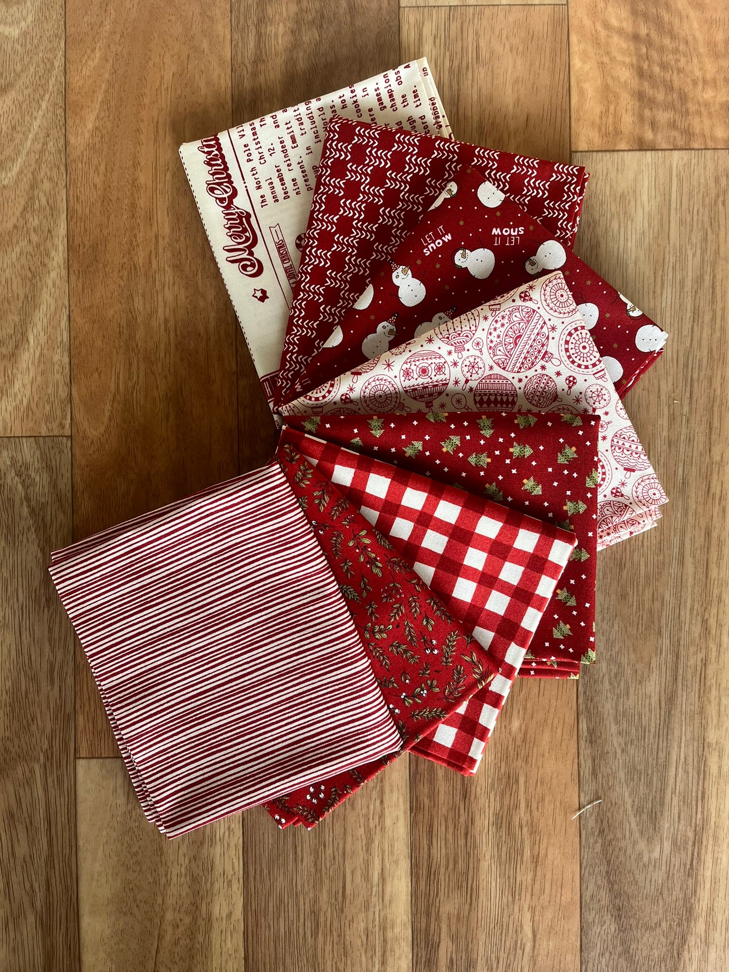 Emmitt and Ivy Reds Fat Quarter Bundle by Sweetwater for Moda Fabrics