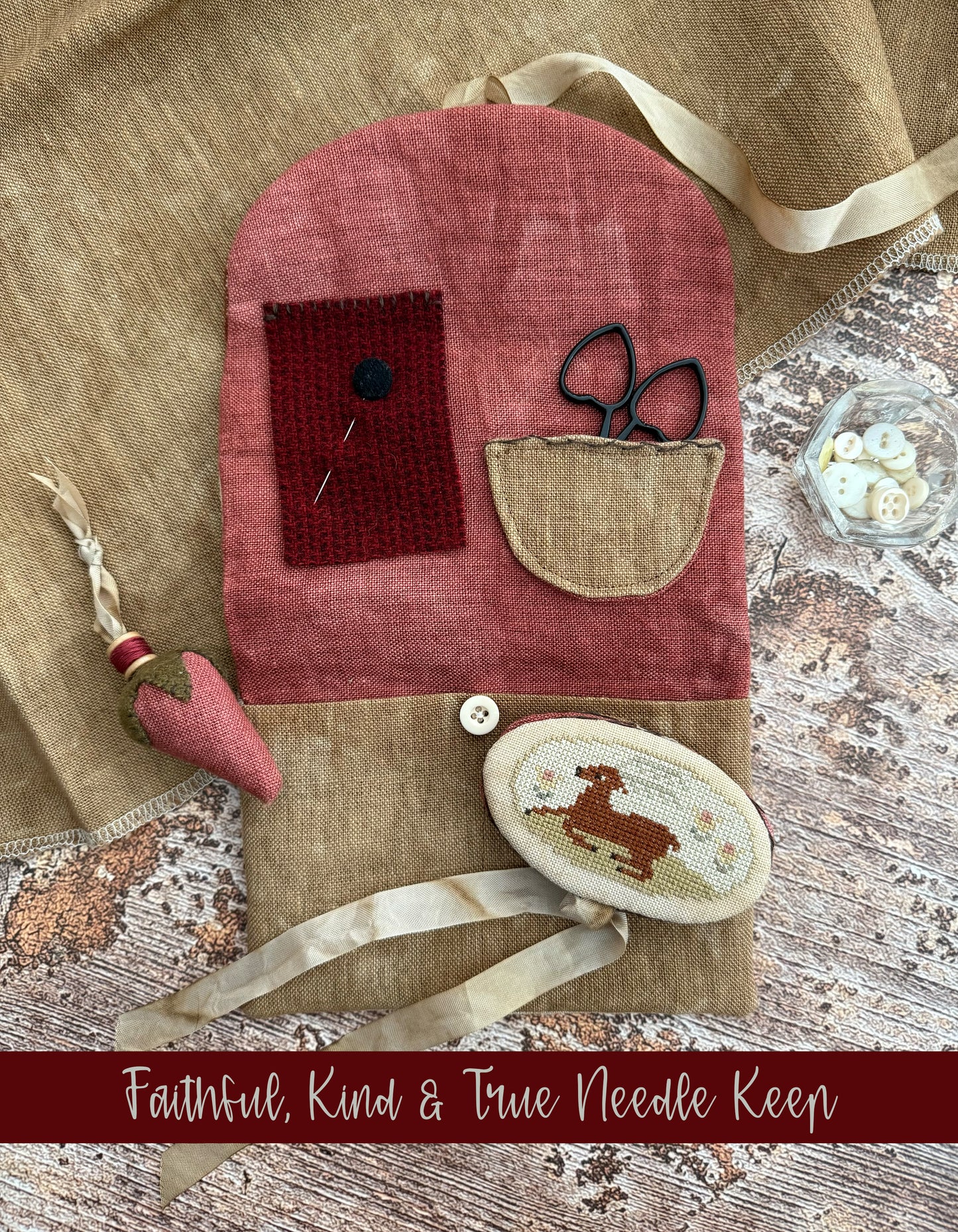 Faithful Kind and Trus Cross Stitch Booklet by Teresa Kogut