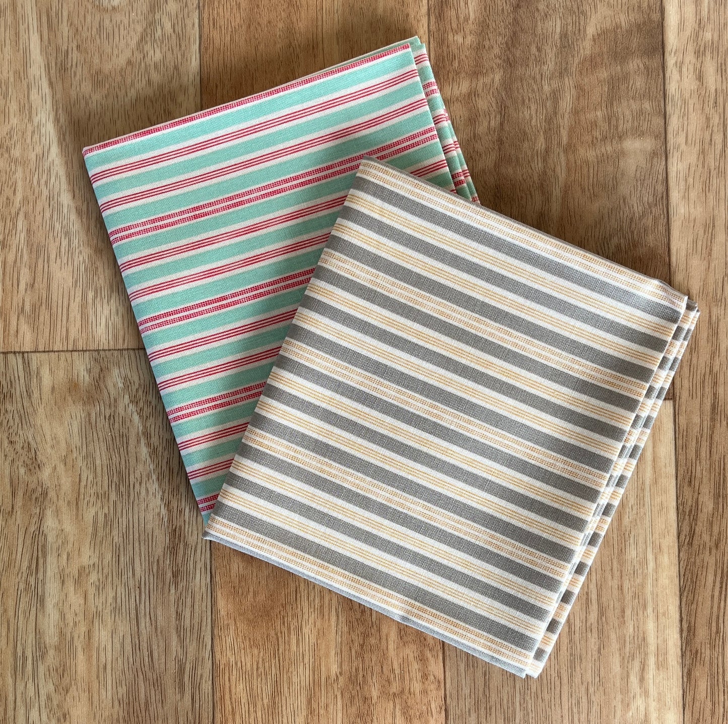 Farmers Daughter Ticking Fat Quarter Bundle by Lori Holt for Riley Blake