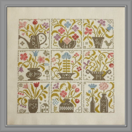 Festival De Fleurs Cross Stitch Pattern by Jardin Prive