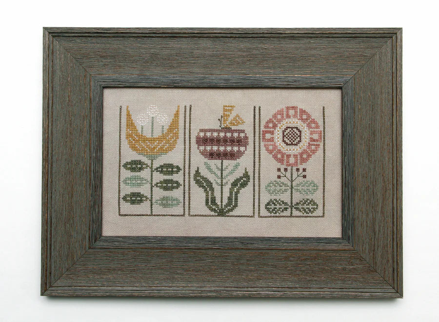 Floral Etchings 2 Cross Stitch Pattern Heart in Hand